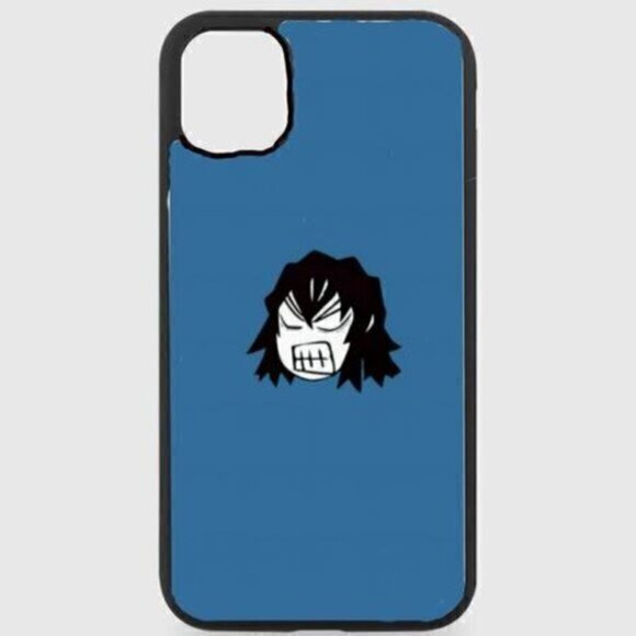 Hand Crafted Other - demon slayer Blue Inosuke Phone Case